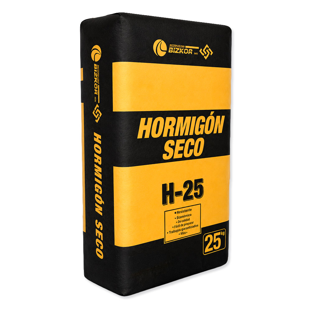 Hormigón Seco H-25 (Saco 25 kg)